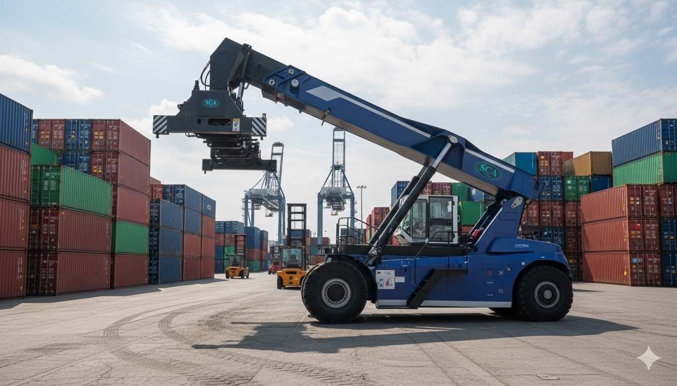 SCA Diesel ReachStacker